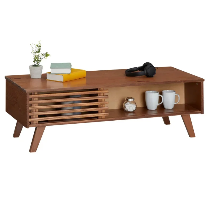 Mesa Ratona Ripado Sean - Madera Maciza en Madera natural - Mesas de living, Uruguay | Balton, vista 18