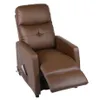 Sillon reclinable 1 cuerpo con masajeador y calefaccion - Marrón en Marrón - Sillones y sofás, Uruguay | La Cueva Muebles, vista 10 de 10