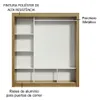 Ropero Placard Matrimonial Monaco 170CM Sin Espejo 3 Puertas Corrediza - Roperos y placares, Uruguay | Balton, vista 23 de 29