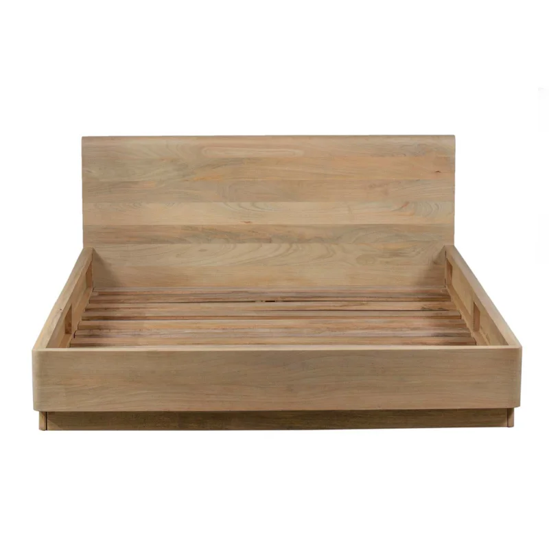 Cama King Madera Natural-beige Cuarzo en Madera natural - Dormitorio, Uruguay | Divino, vista 3