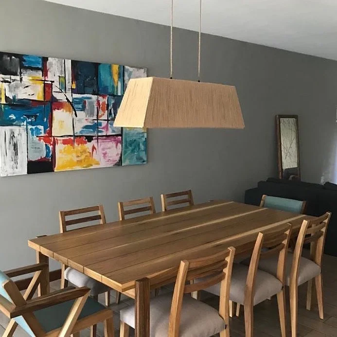 Colgante rectangular en hilo - Lámparas colgantes, Uruguay | La Perla, vista 3