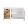 Aparador 2 Puertas 3 Cajones Combinado 100% Madera en Blanco - Sillones y sofás, Uruguay | Soy Hogar, vista 3