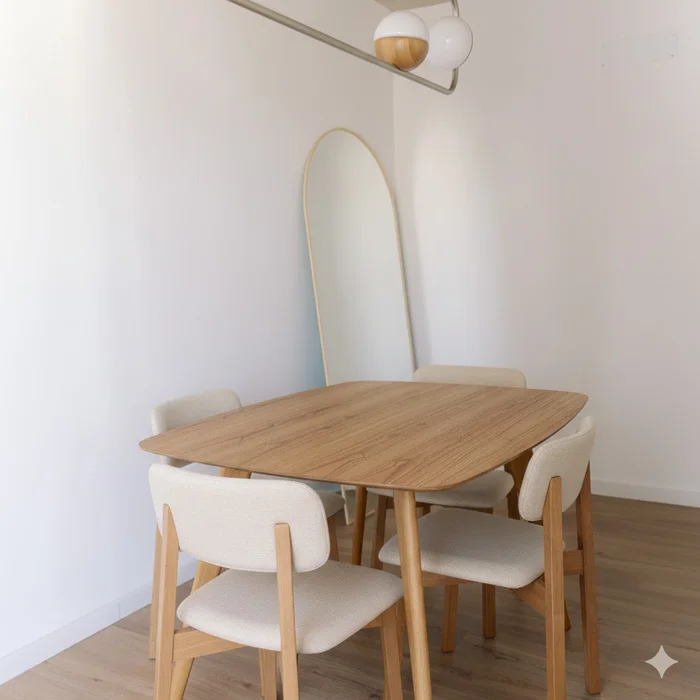 Juego de Comedor Mesa Almendra + 4 silla Classic en Madera natural - Sillas, Uruguay | Berna home, vista 2