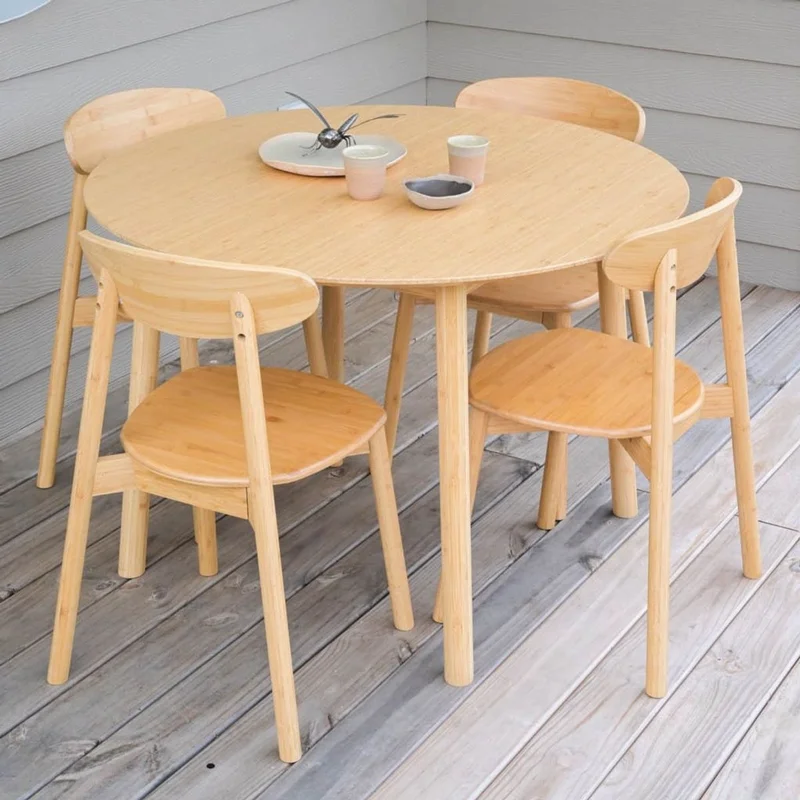 Silla Oslo en Madera natural - Muebles, Uruguay | Uruguay Bamboo, vista 3