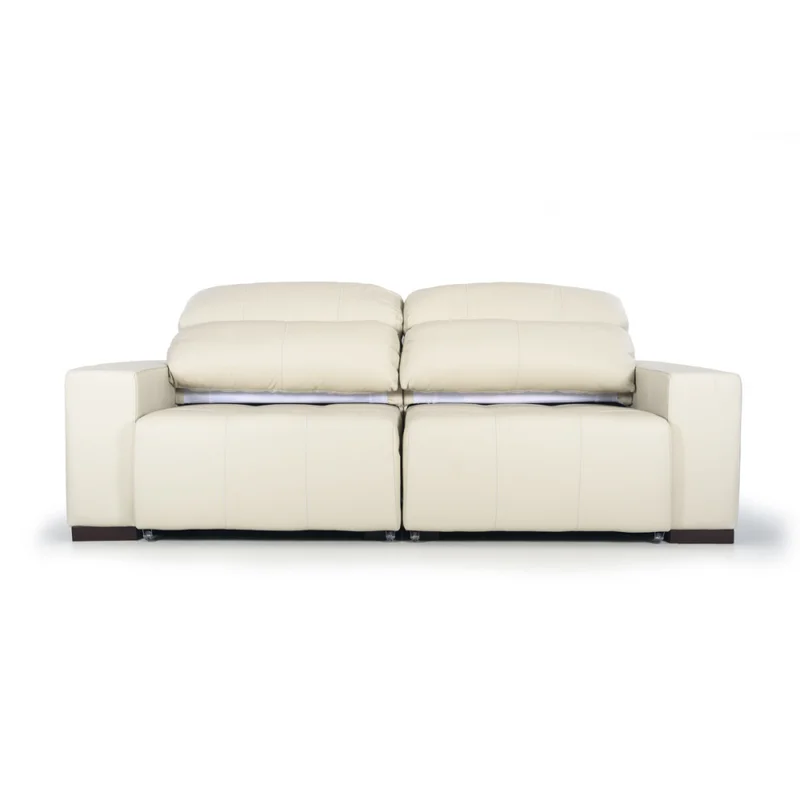 Sofá Madi Reclinable - Cuero Básico - 2 cuerpos - Arena - (Preventa) en Beige - Sillones y sofás, Uruguay | Nyr, vista 5