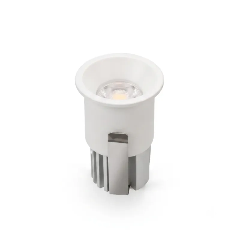 Mini Downlight LED 3W Blanco Luz Cálida en Blanco - Lámparas colgantes, Uruguay | Serlux