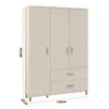 ROPERO RETRO MILKA OFF WHITE ACETINADO 8728 - Roperos y placares, Uruguay | Rosas Hermanos, vista 4 de 4