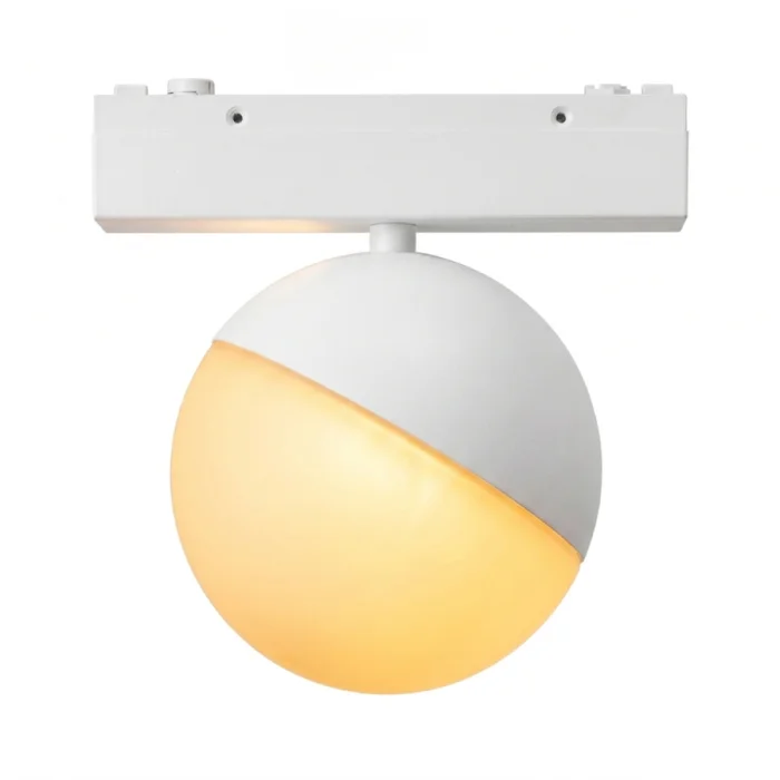 Luminaria LED Bola Magnético G2 6W 2700K Blanco en Negro - Lámparas colgantes, Uruguay | Serlux, vista 2