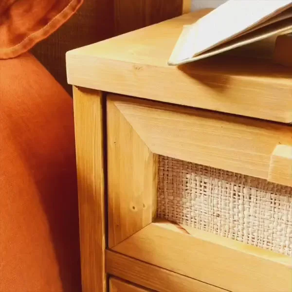 Mesita de Luz Marnie en Madera natural - Mesas de luz, Uruguay | Tree House Deco, vista 6
