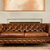 SILLON CHESTERFIELD CUERO ITALIANO - 3 CUERPOS - Sillones y sofás, Uruguay | La Iberica, vista 4 de 30