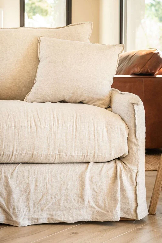 SILLON ALMA LINO CRUDO - 2.30 MTS en Beige - Sillones y sofás, Uruguay | La Iberica, vista 12