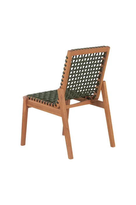 SILLA TRACO CUERDA VERDE 56x62x85CM JATOBA en natural y - Muebles para el exterior, Uruguay | Vinibel, vista 4