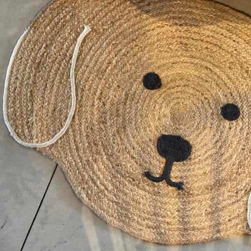 ALFOMBRA YUTE PERRO - Textiles, Uruguay | Masinfinito Casa