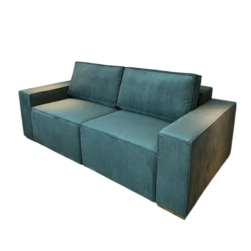 PREVEVENTA Sofá Retráctil España 3 Cuerpos (210cm) EASY CLEAN - Verde - Sillones y sofás, Uruguay | Berna home
