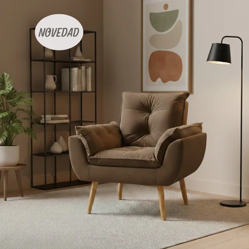 Sillon Opala en Marrón - Sillones y sofás, Uruguay | Moderna Hogar