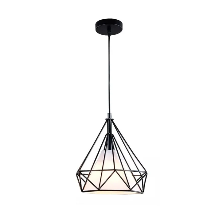 Luminaria Colgante Euclides Small Blanca en Negro - Lámparas colgantes, Uruguay | Serlux