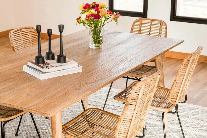 MESA COMEDOR NORDICA - OLMO NATURAL - 1.80 X 0.90 MTS en Madera natural - Mesas de comedor, Uruguay | La Iberica, vista 41