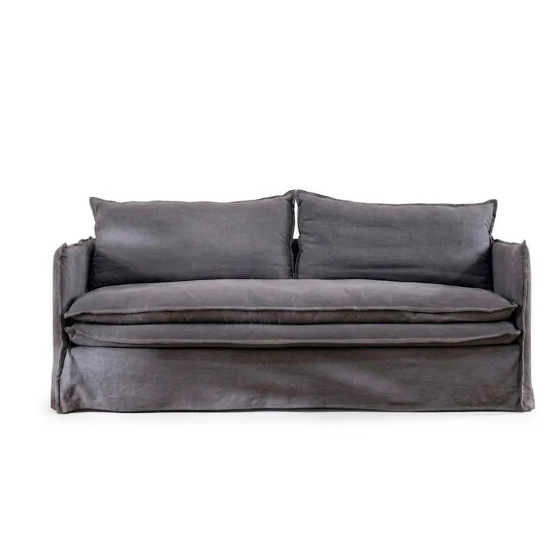 Sillón Manu 3 Cuerpos – Gris en Gris - Sillones y sofás, Uruguay | Berna home