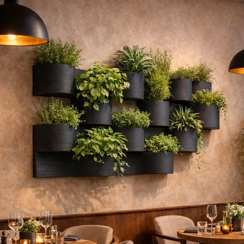 Maceta de pared Babilonia por 2 Unidades - Macetas, Uruguay | Alta Gracia Deco, vista 3