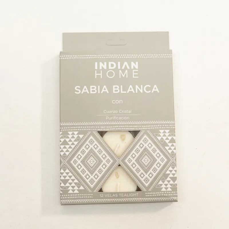 Vela Tealight Boho X 12un. - Estampado 6 en Multicolor - Velas y Portavelas, Uruguay | Indian