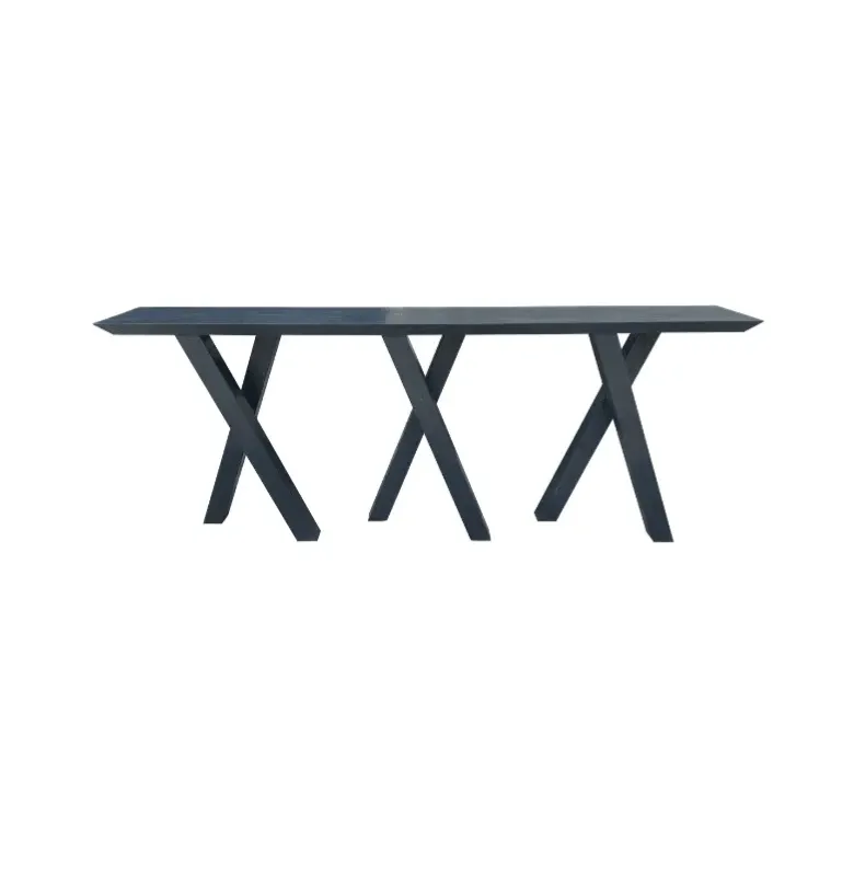 CONSOLA KUBO TEKA 200X40XH80 en Negro - Aparadores y recibidores, Uruguay | Masinfinito Casa