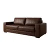 Sillón 3 cuerpos Como - 100% Cuero - Caramelo en Marrón - Sillones y sofás, Uruguay | Ecowood, vista 3 de 4