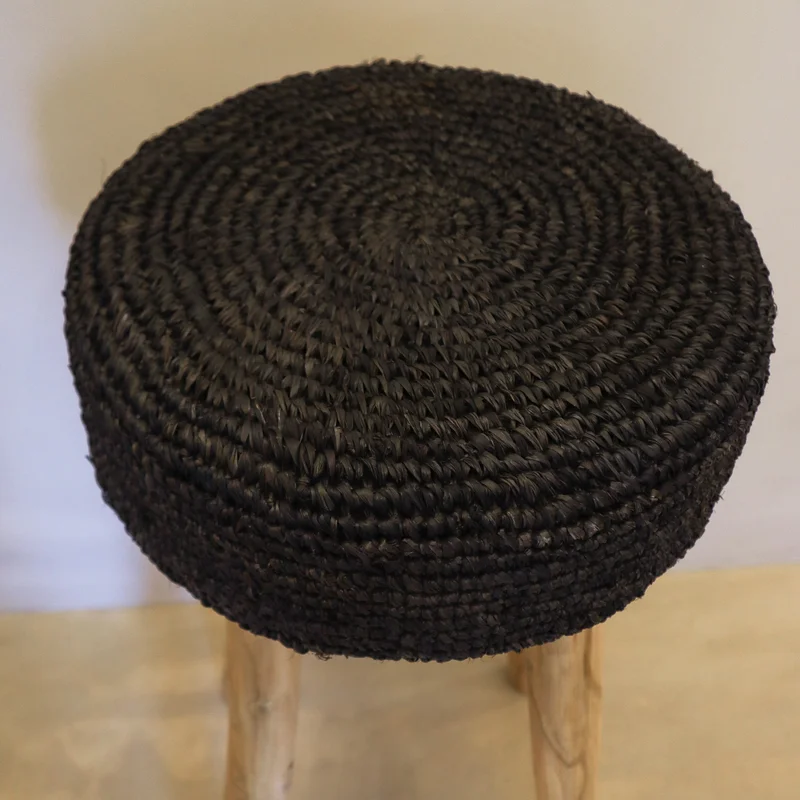 Taburete de Teca y Sisal Kayu | Casakos en Multicolor - Butacas, banquetas y puffs, Uruguay | Casakos, vista 4