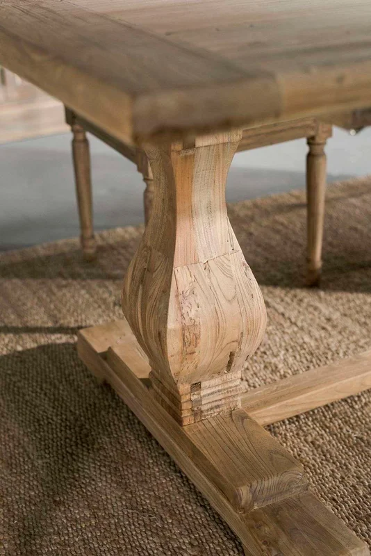 MESA COMEDOR DE OLMO ISABEL - 2.00 X 1.00 MTS en Madera natural - Mesas de comedor, Uruguay | La Iberica, vista 21