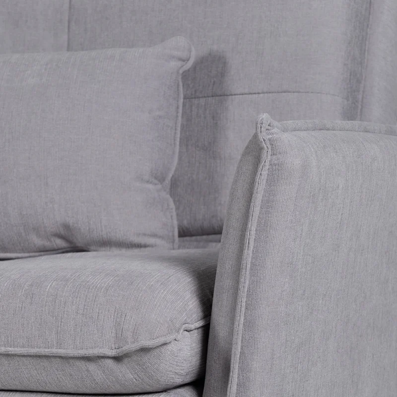 Sofá Cama Maira - C/Brazos - Tela Microfibra - 10286 (Gris) en Gris - Sillones y sofás, Uruguay | Nyr, vista 8