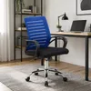 SILLA DE ESCRITORIO RESPALDO MESH AZUL MC025B - Escritorios y sillas de escritorio, Uruguay | Alfa Ventas, vista 1 de 3