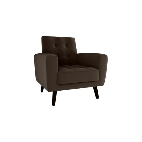 Sofa Sillon Poltrona 1 Cuerpo Livia en Marrón - Butacas, banquetas y puffs, Uruguay | Rústico Hogar