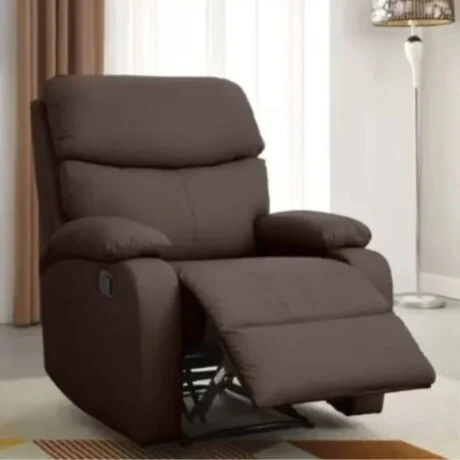 Sillón Reclinable 1 Cuerpo Marrón en Marrón - Sillones y sofás, Uruguay | La Cueva Muebles, vista 4