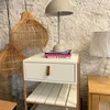 Mesa de Luz James (Blanca/Hierro Dorado) - Mesas de luz, Uruguay | Berna home, vista 4 de 4
