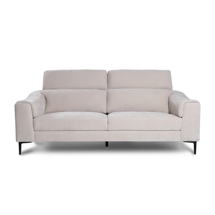 Sofá Hashtag - Tela Microfibra - 3 cuerpos - 6686-4 Beige en Beige - Sillones y sofás, Uruguay | NYR, vista 2