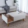 Mesa De Living 1 Cajon Rieles Metalicos Estante De Vidrio - Mesas de living, Uruguay | Soy Hogar, vista 6 de 10