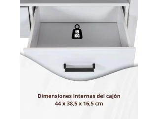 Mesa de centro con nicho y dos cajones - Mesas de living, Uruguay | Quesal, vista 4