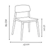 Silla Milan - Negro en Negro - Sillas, Uruguay | La Cueva Muebles, vista 10 de 14