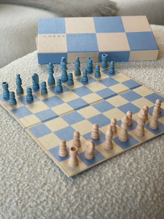 Juego Ajedrez Celeste en Multicolor - Decoración, Uruguay | Martinika Deco, vista 3