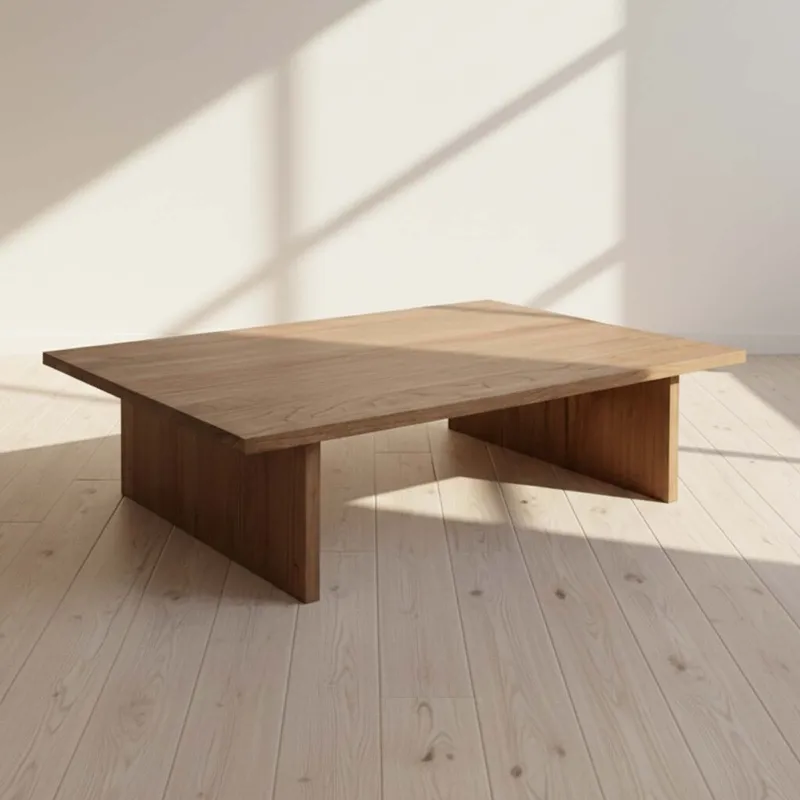 Mesa Ratona Central Madera Marron Filipina Brown en Marrón - Mesas de living, Uruguay | Divino