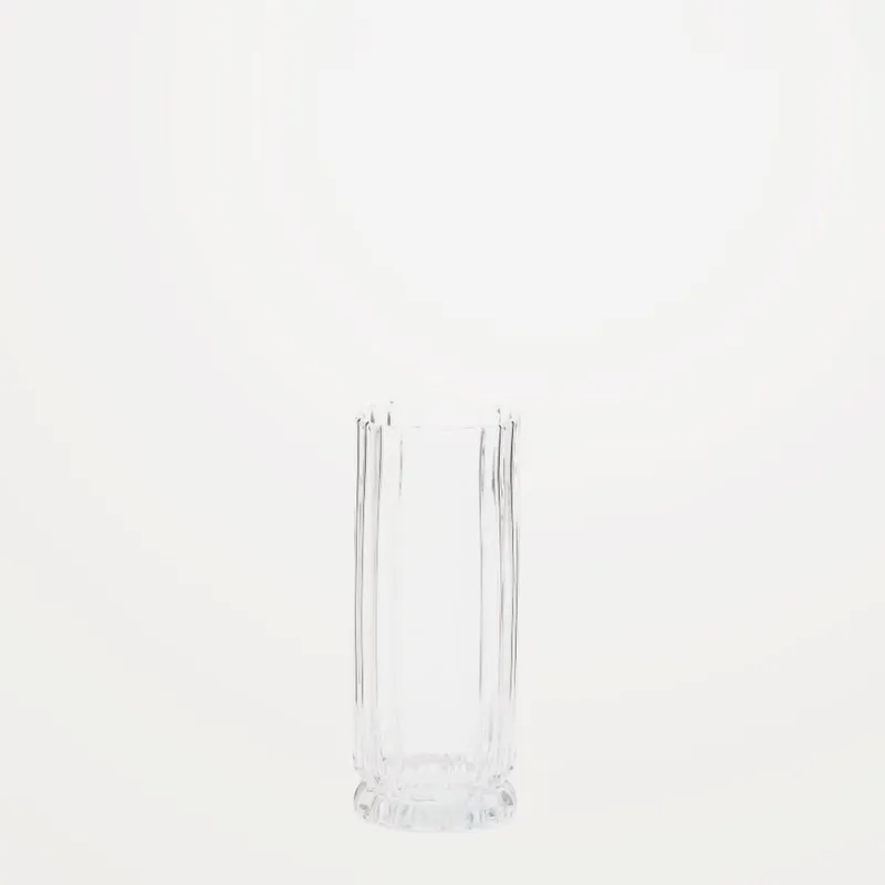 Jarrón Neblan de vidrio transparente 25,5 cm en Transparente - Jarrones, Uruguay | Kavehome