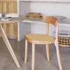 Silla Romane madera de haya acabado natural y chapa de fresno y ratán en Madera natural - Sillas, Uruguay | Kavehome, vista 4 de 10