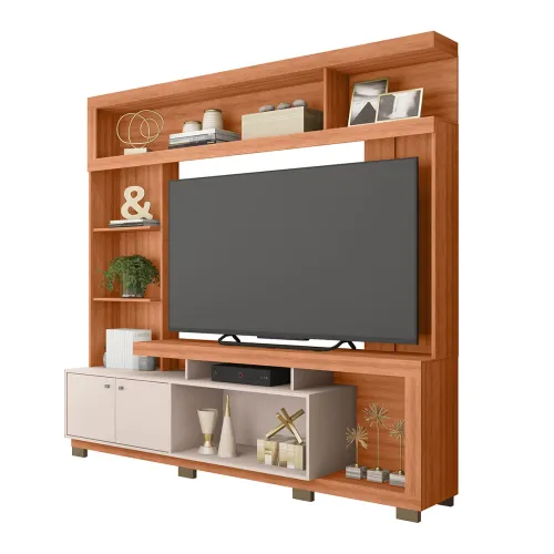 Rack Formosa 2.1 Color Freijo/off White en Off-white - Muebles para TV, Uruguay | Castro