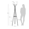 Perchero Stearn acero negro 183 cm en Negro - Percheros y colgadores, Uruguay | Kavehome, vista 4 de 4