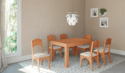 Mesa de Comedor Oxal en Madera natural - Mesas de comedor, Uruguay | Casa Brava, vista 5