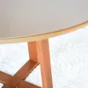 Mesa Elma Redonda 120cm - Madera Maciza y Vidrio Sobrepuesto - Mesas de comedor, Uruguay | Balton, vista 10 de 11