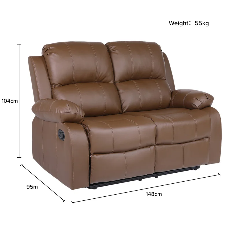 Juego de living reclinable 3+2+1 en Marrón - Sillones y sofás, Uruguay | La Cueva Muebles, vista 10