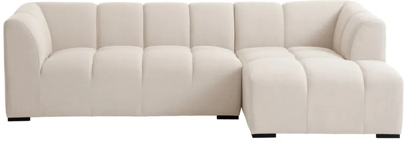 Sofá ALLESE chaise longue derecha beige en Beige - Sillones y sofás, Uruguay | JYSK