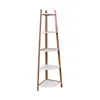 ESTANTERIA ESQUINERO 37X37X150 CM BAMBOO BLANCO en Blanco - Bibliotecas, Uruguay | Koz, vista 1 de 4