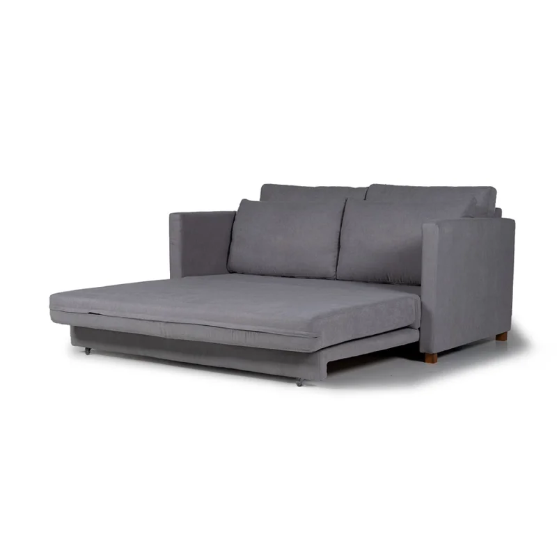 Sofá Cama Niki - Tela Microfibra - 9903 (Soft Gris) en Gris - Sillones y sofás, Uruguay | NYR, vista 3