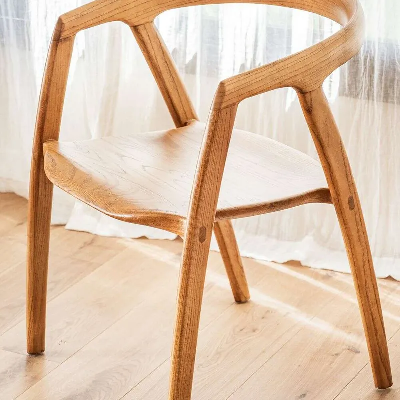 SILLA BONHAM - OLMO MIEL en Madera natural - Sillas, Uruguay | La Iberica